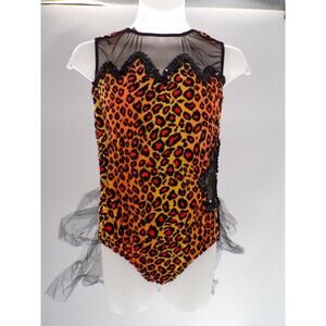 Dance Costume Unbranded   XL Child Orange Jazz